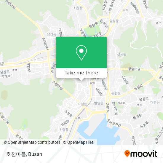 호천마을 map