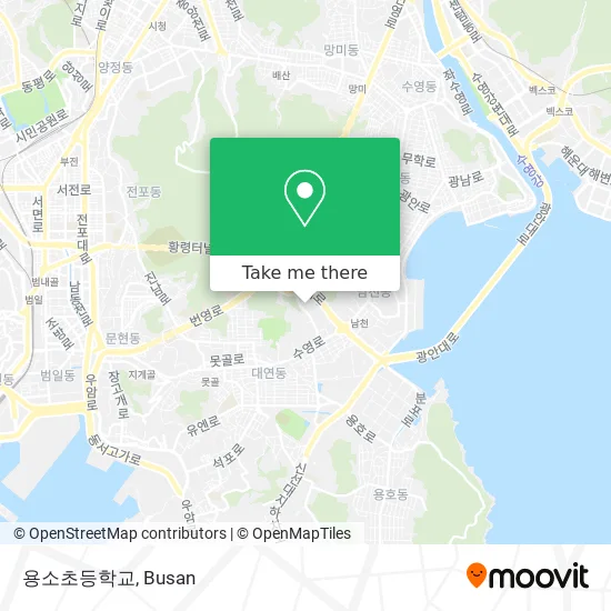 용소초등학교 map