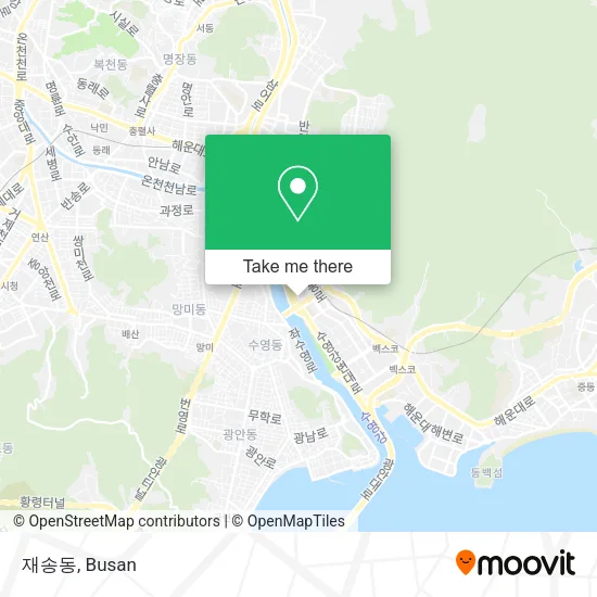 재송동 map