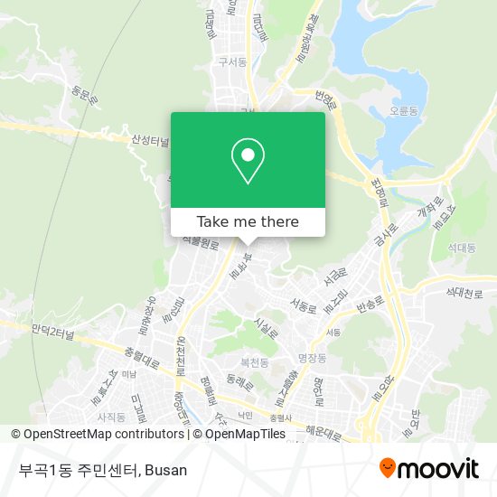 부곡1동 주민센터 map