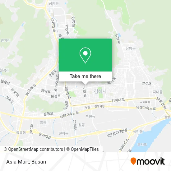 Asia Mart map