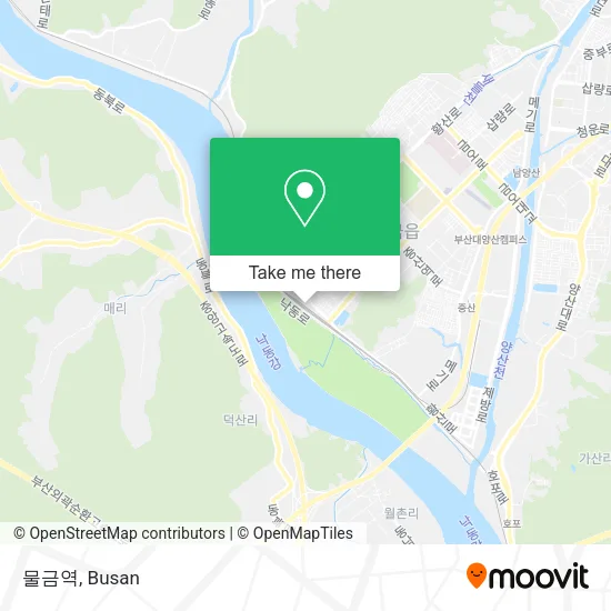 물금역 map
