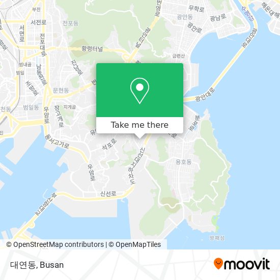 대연동 map