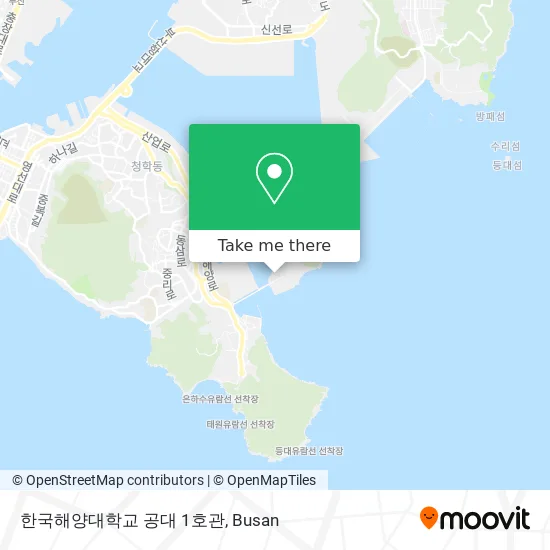 한국해양대학교 공대 1호관 map