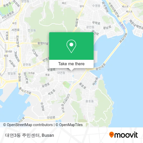 대연3동 주민센터 map