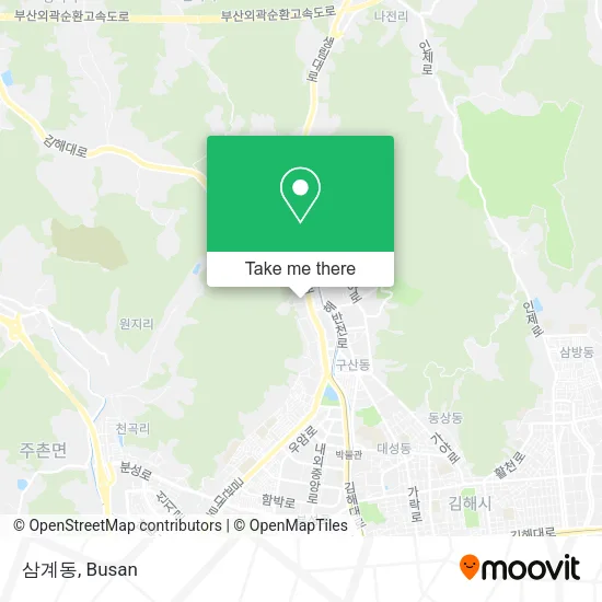 삼계동 map