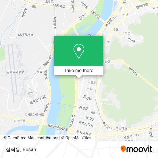삼락동 map