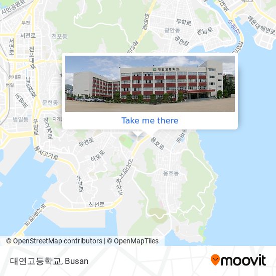 대연고등학교 map