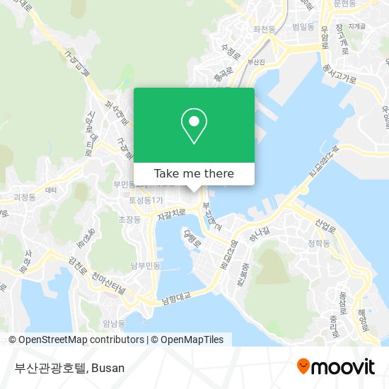 부산관광호텔 map
