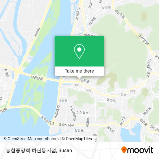 농협중앙회 하단동지점 map