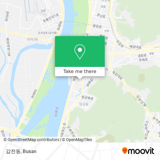 감전동 map