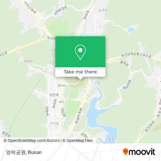 영락공원 map