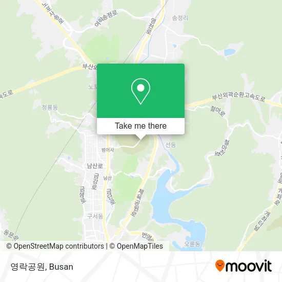 영락공원 map