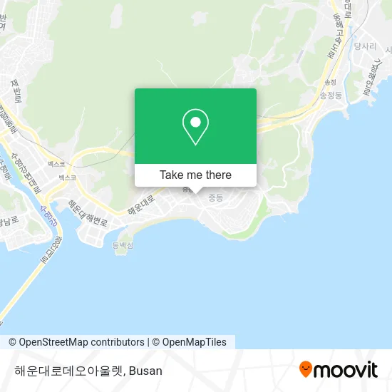 해운대로데오아울렛 map