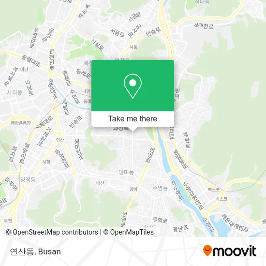 연산동 map