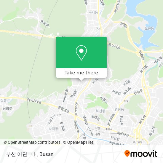 부산 어딘ㄱㅏ map