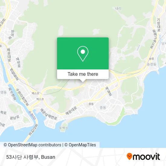 53사단 사령부 map