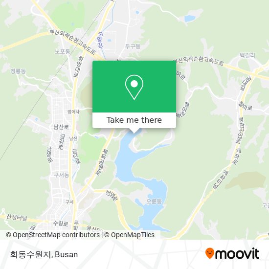 회동수원지 map