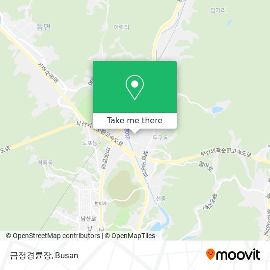금정경륜장 map
