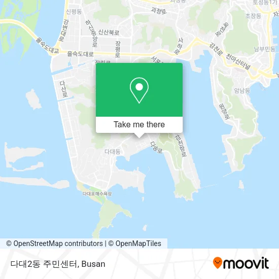 다대2동 주민센터 map
