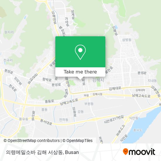 의령메밀소바 김해 서상동 map