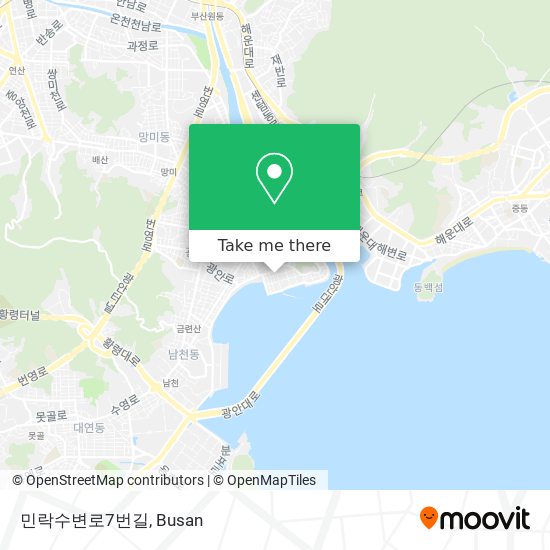 민락수변로7번길 map