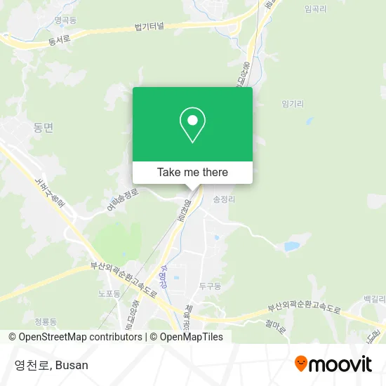 영천로 map