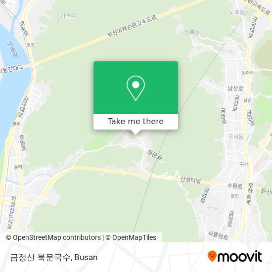 금정산 북문국수 map
