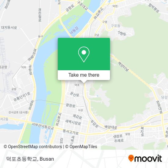 덕포초등학교 map