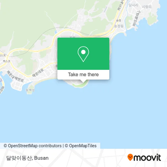 달맞이동산 map