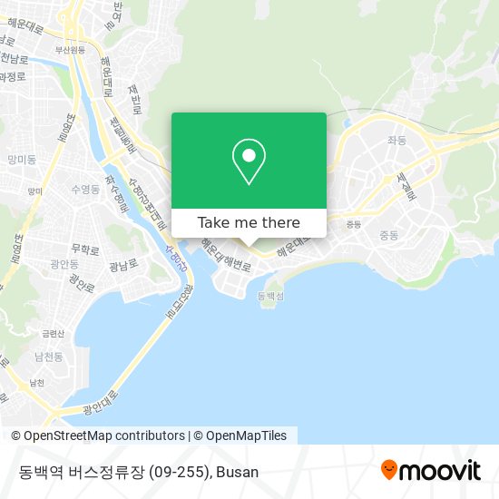 동백역 버스정류장 (09-255) map