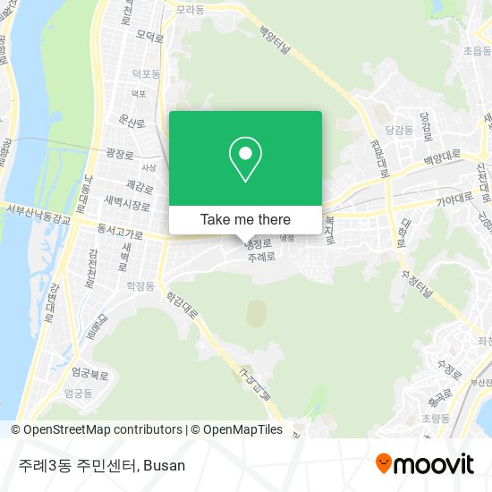 주례3동 주민센터 map