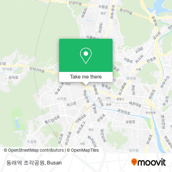 동래역 조각공원 map