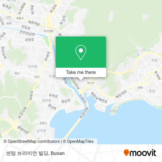 센텀 브라이언 빌딩 map