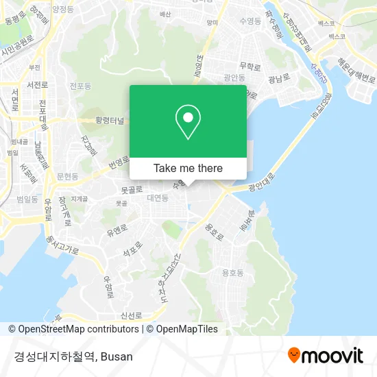 경성대지하철역 map
