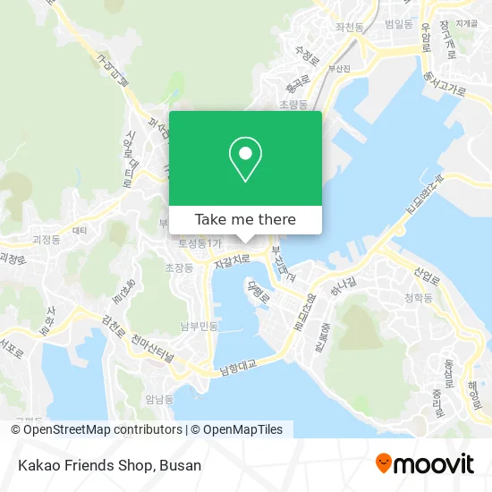 Kakao Friends Shop map