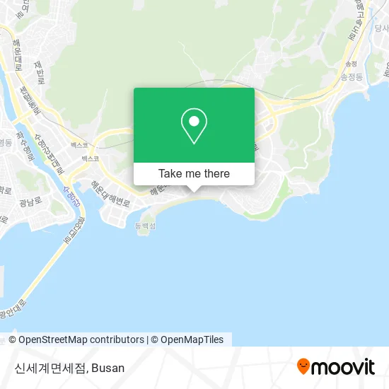 신세계면세점 map