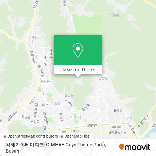 김해가야테마파크(GIMHAE Gaya Theme Park) map