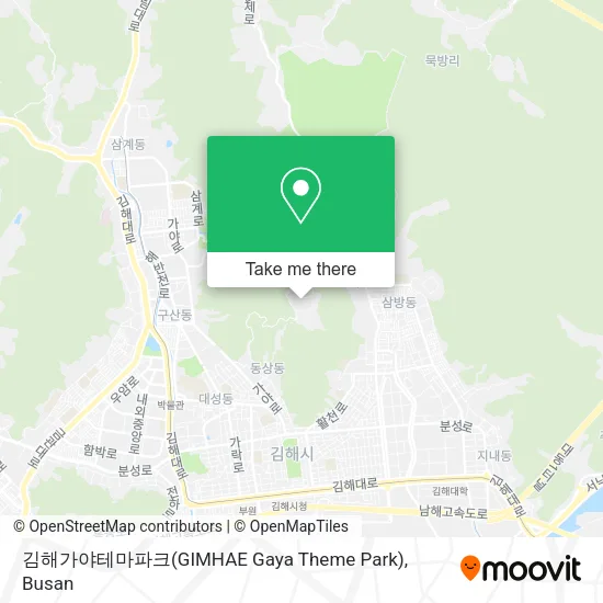 김해가야테마파크(GIMHAE Gaya Theme Park) map