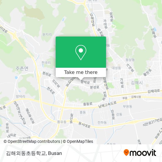 김해외동초등학교 map
