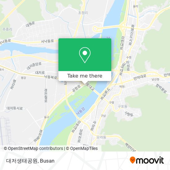 대저생태공원 map