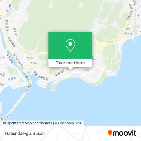 Haeundae-gu map