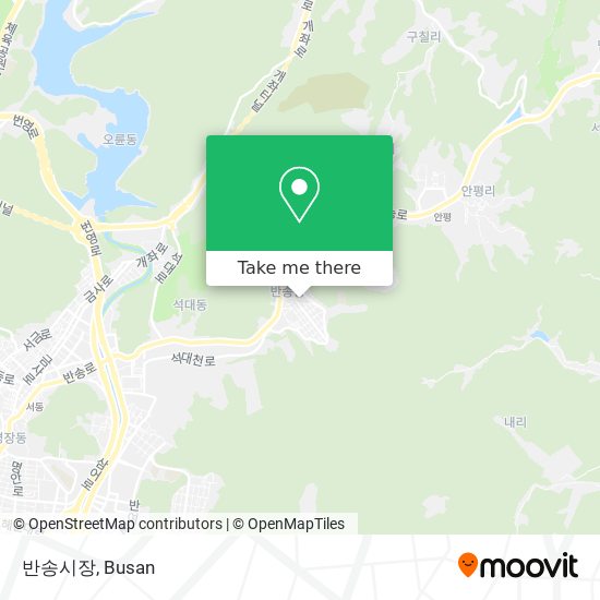 반송시장 map