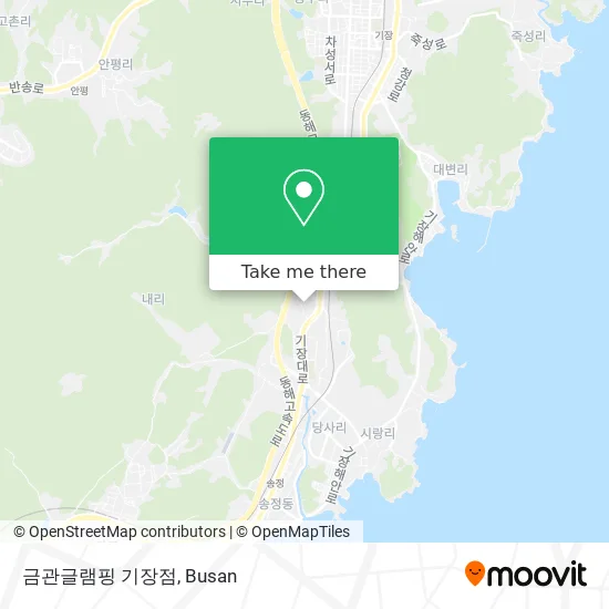 금관글램핑 기장점 map