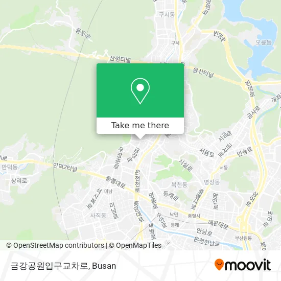 금강공원입구교차로 map