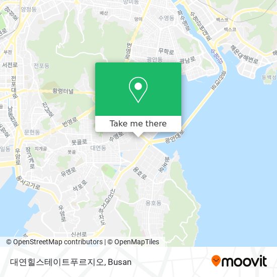 대연힐스테이트푸르지오 map