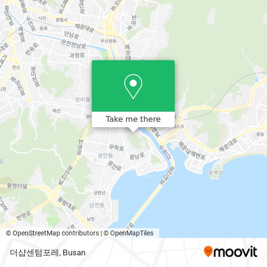 더샵센텀포레 map