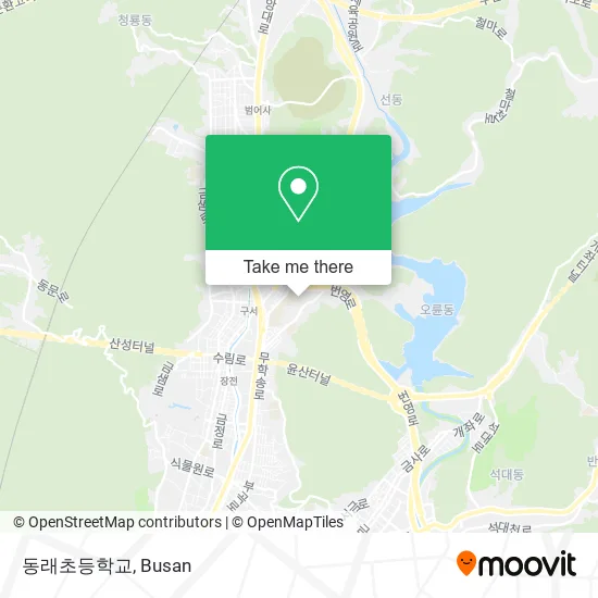 동래초등학교 map