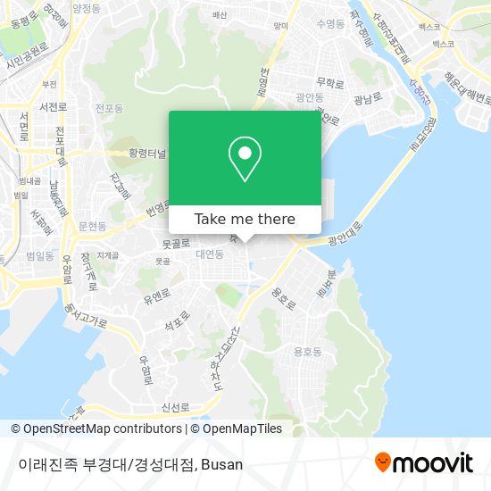 이래진족 부경대/경성대점 map