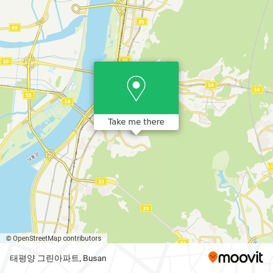 How to get to 태평양 그린아파트 in 북구 by Bus, Metro or Light Rail
